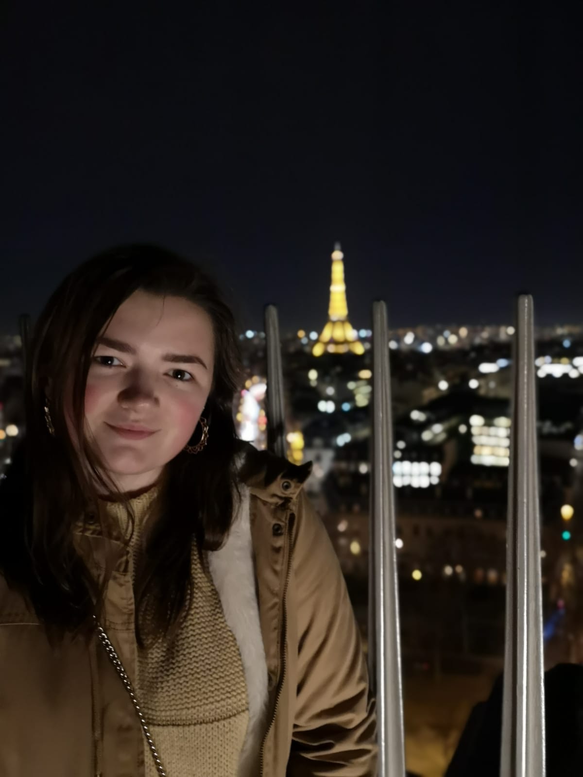 Emily traveling in Paris