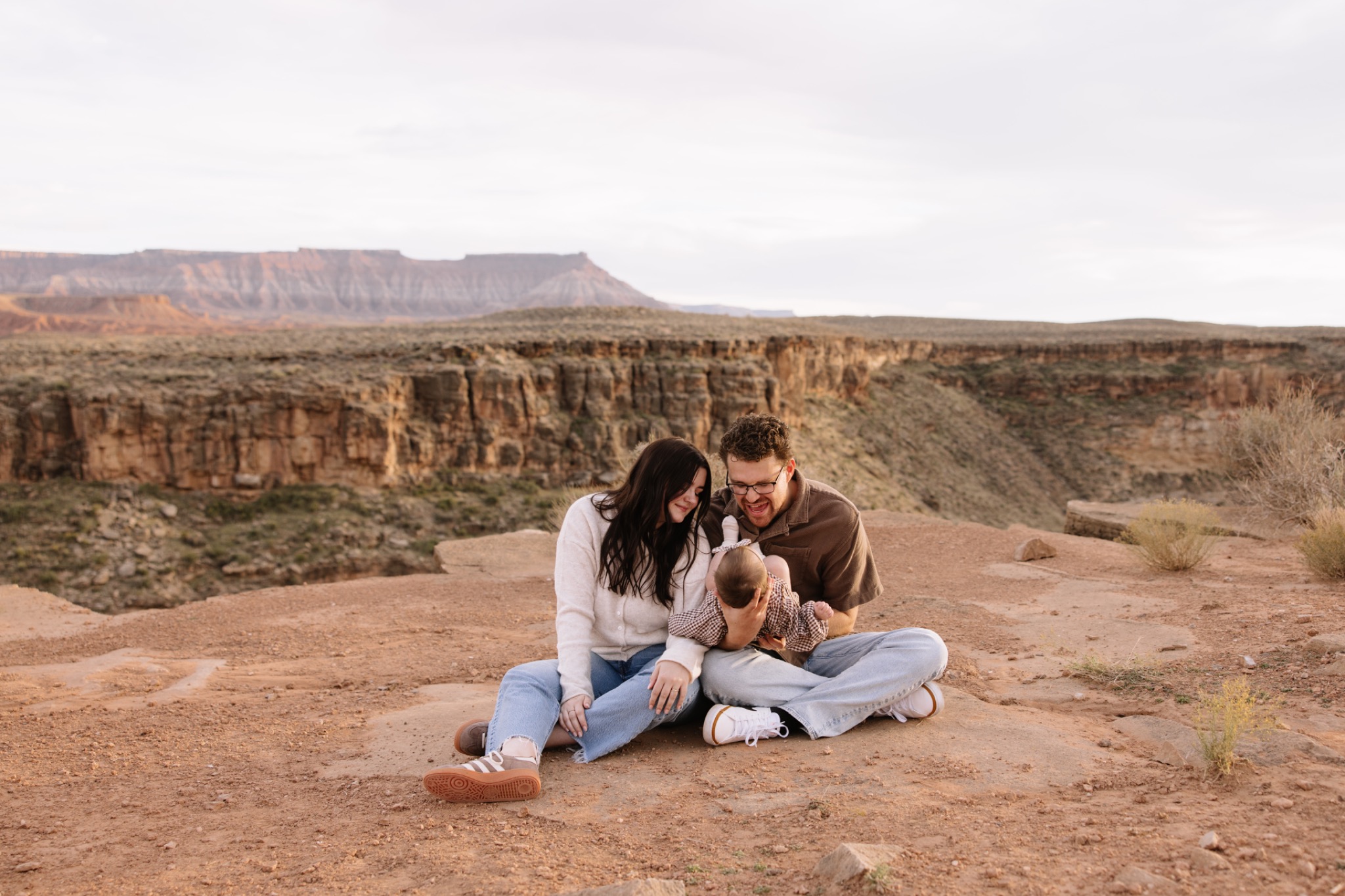 Emily and her family enjoying time outdoors